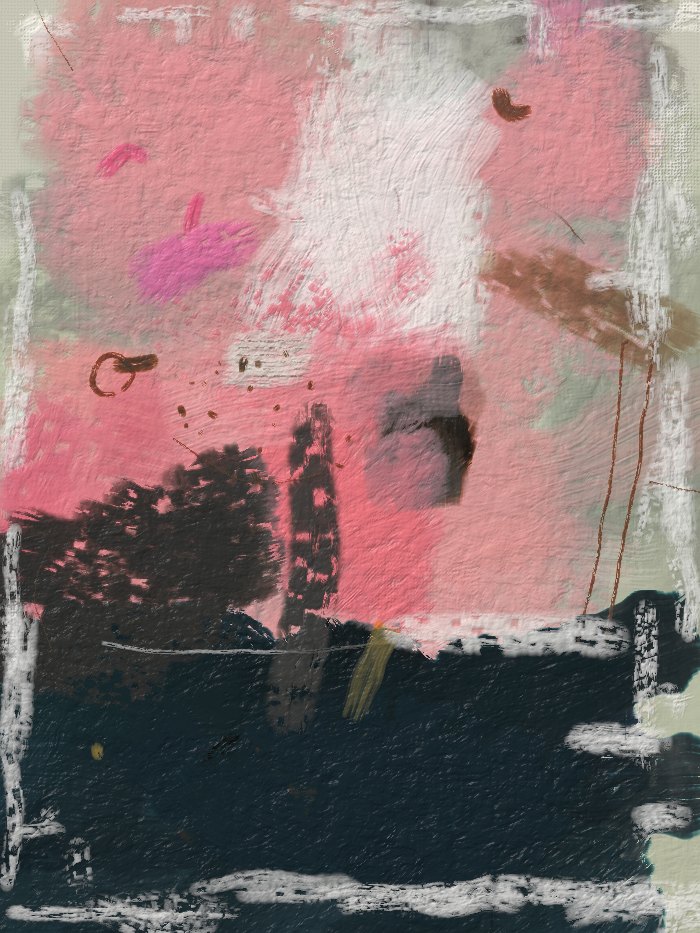 Veladuras — field register, Coral & Verdigris palette